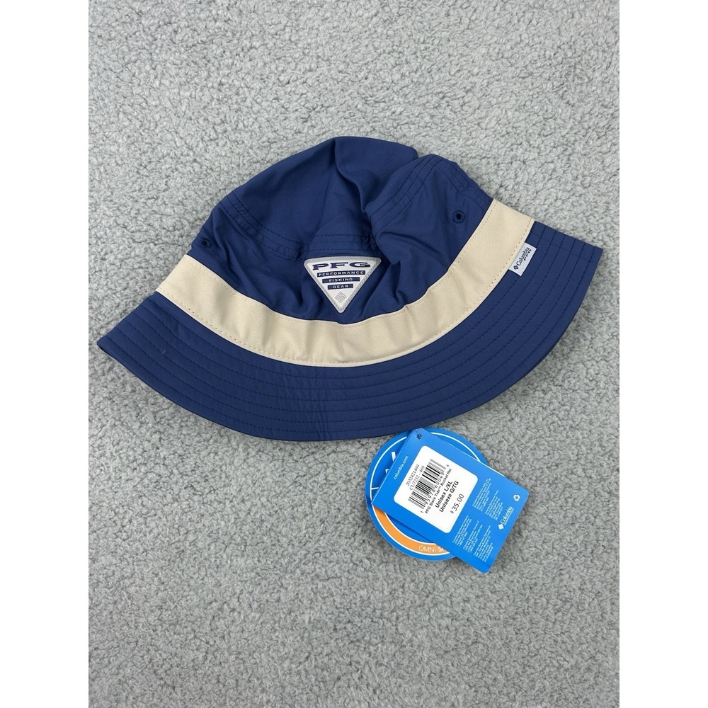 Columbia PFG Slack Tide Bucket Hat Booney Blue Fishing Mens L/XL Sun Protection